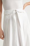 Tie Panel Midi Skirt  Whisper White  hi-res