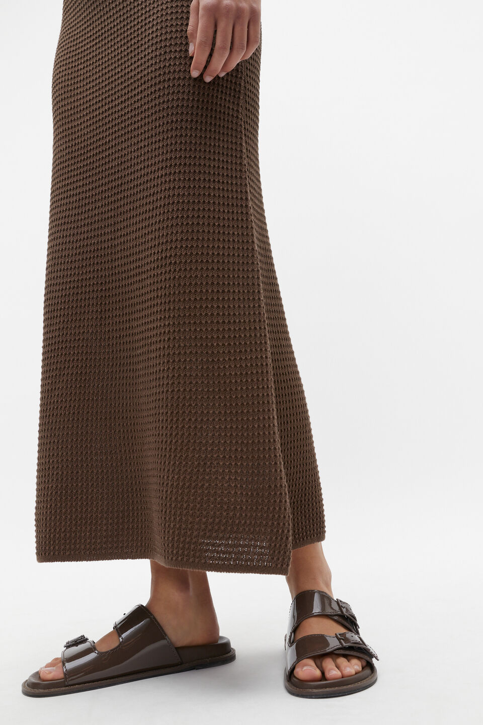 Crochet Maxi Skirt  Affogato