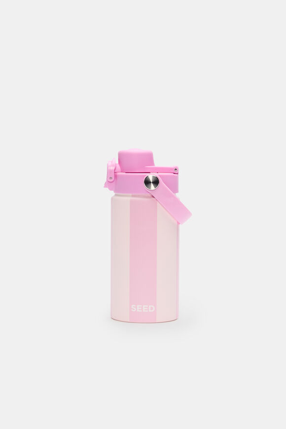 Girls Stripe Water Bottle  Pink Stripe  hi-res