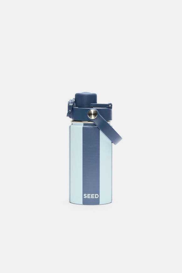 Boys Stripe Water Bottle  Blue Stripe  hi-res