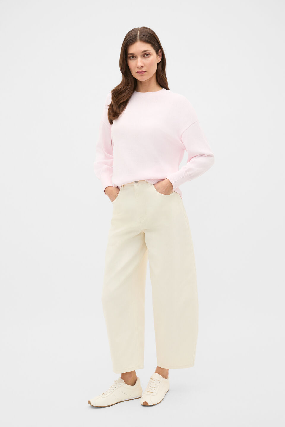 Cotton Oversized Knit  Primrose