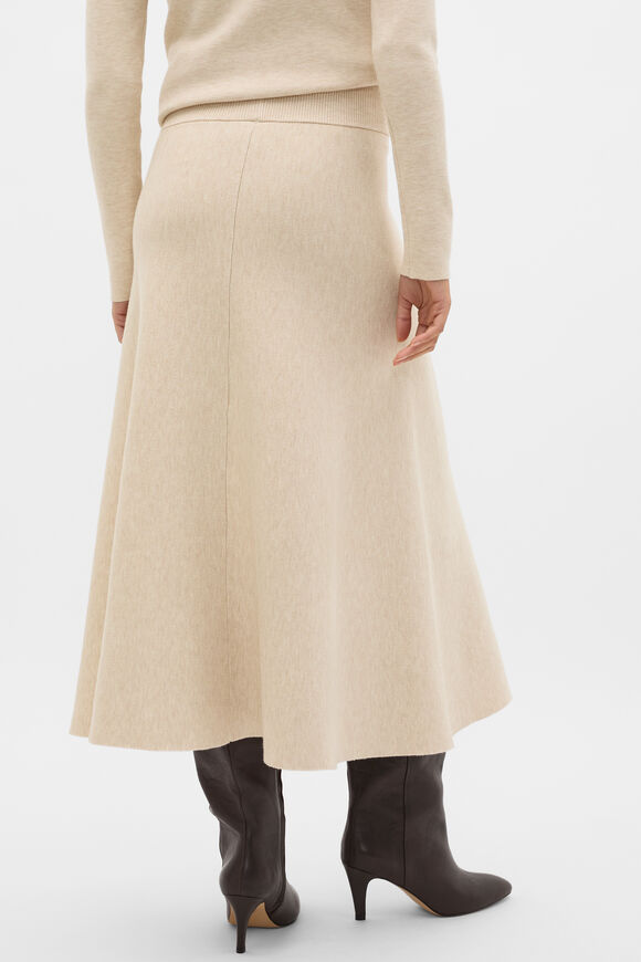 Marle Knit Skirt  Wheat Marle  hi-res