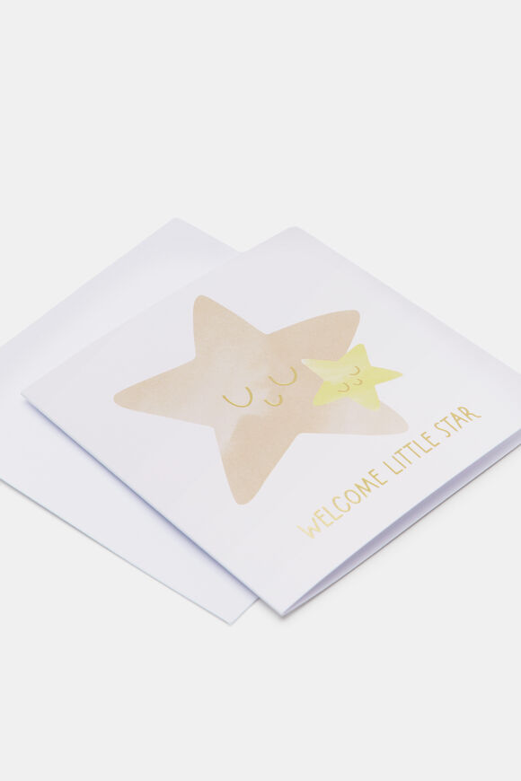 Welcome Little Star Card  Multi  hi-res