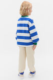 Block Stripe Sweat  Cobalt  hi-res