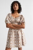 Linen Retro Mini Dress  Barley Retro  hi-res