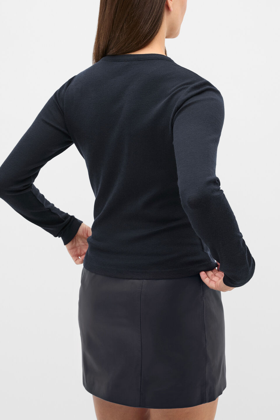 Australian Merino Cardigan  Twilight Blue