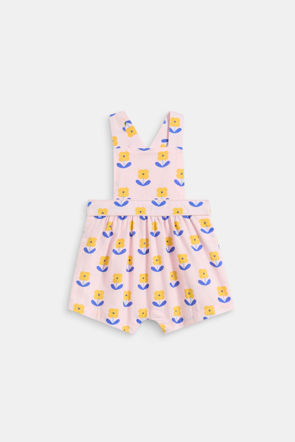 Floral Overall  Pink Lemonade