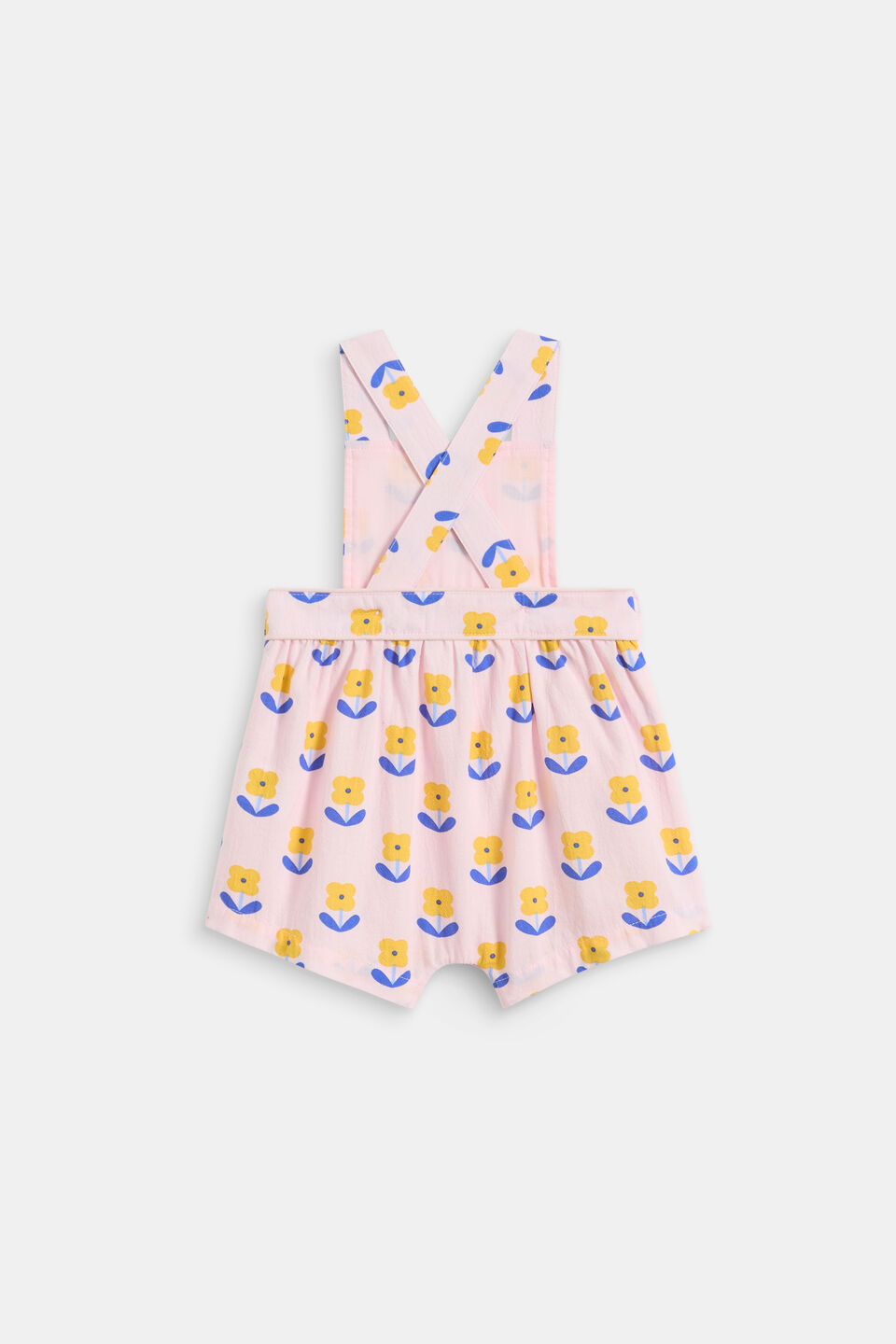 Floral Overall  Pink Lemonade