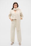 Alpaca Blend Scarf Cardigan  Vanilla Cream Marle  hi-res