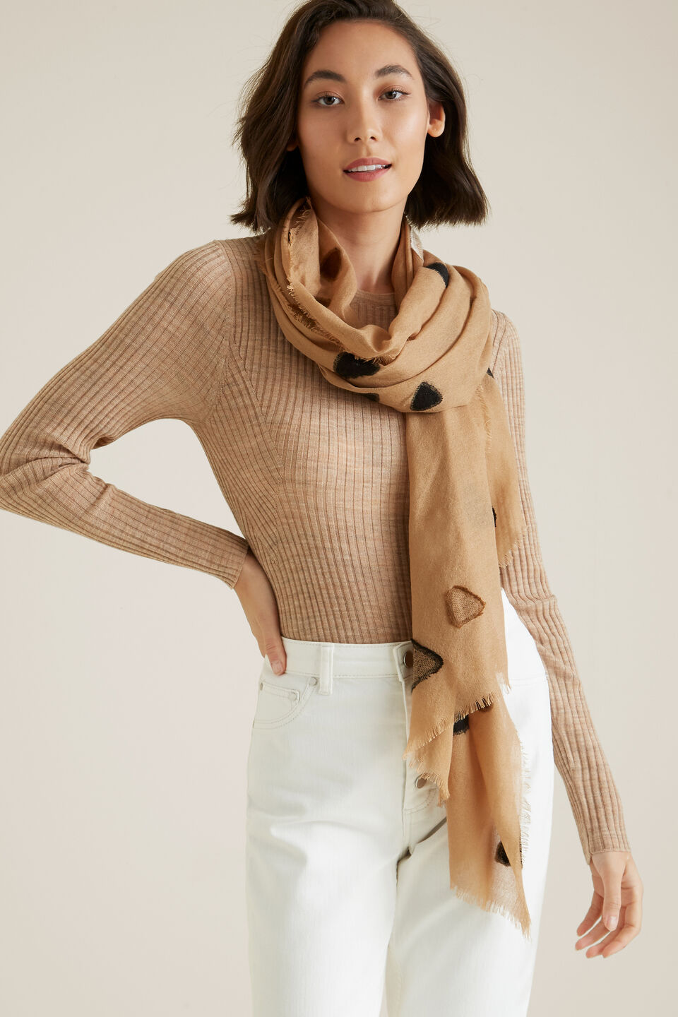Textured Tri Scarf  