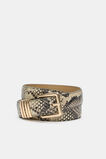Farah Leather Belt  Snake Print  hi-res