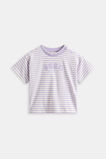 Core Stripe Logo Tee  Lilac  hi-res