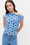 Mesh Spot Top  Bluebell  hi-res