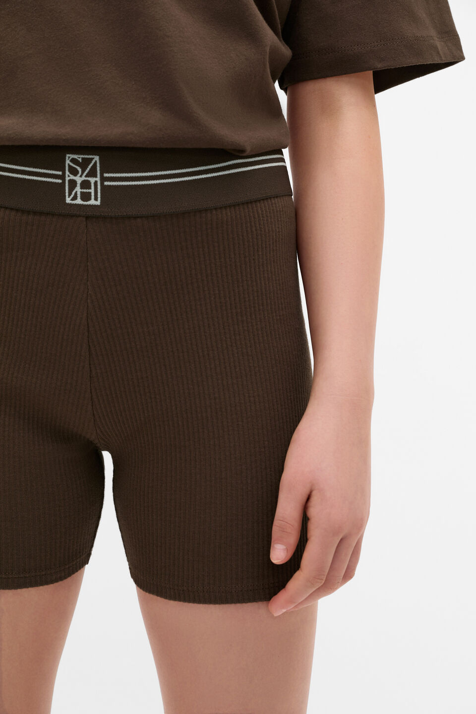 Core Logo Bike Short  Chocolate