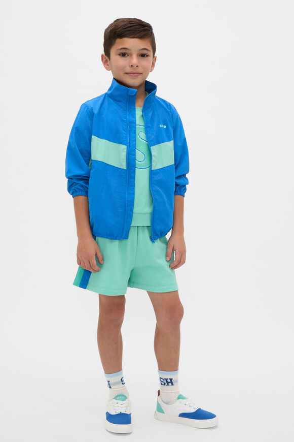 Sporty Track Short  Washed Mint  hi-res
