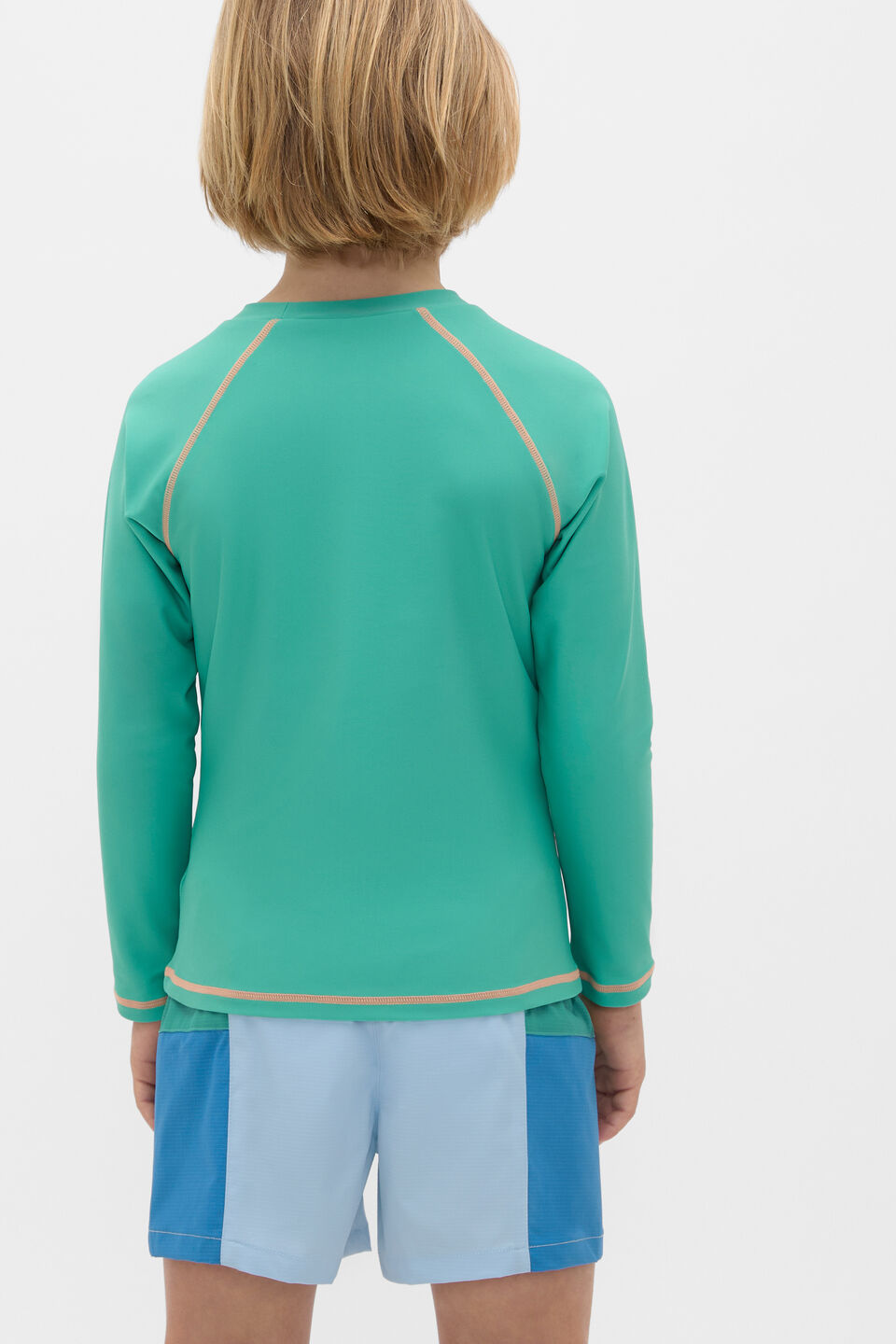 Contrast Stitch Rashvest  Mint