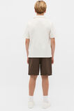 Knit Texture Trophy Polo Tee  Vintage Cream  hi-res