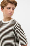 Knit Texture Tee  Chocolate  hi-res