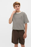 Knit Texture Tee  Chocolate  hi-res