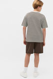 Knit Texture Tee  Chocolate  hi-res