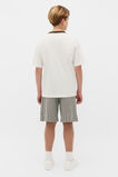 Contrast Bind Tee  Vintage Cream  hi-res