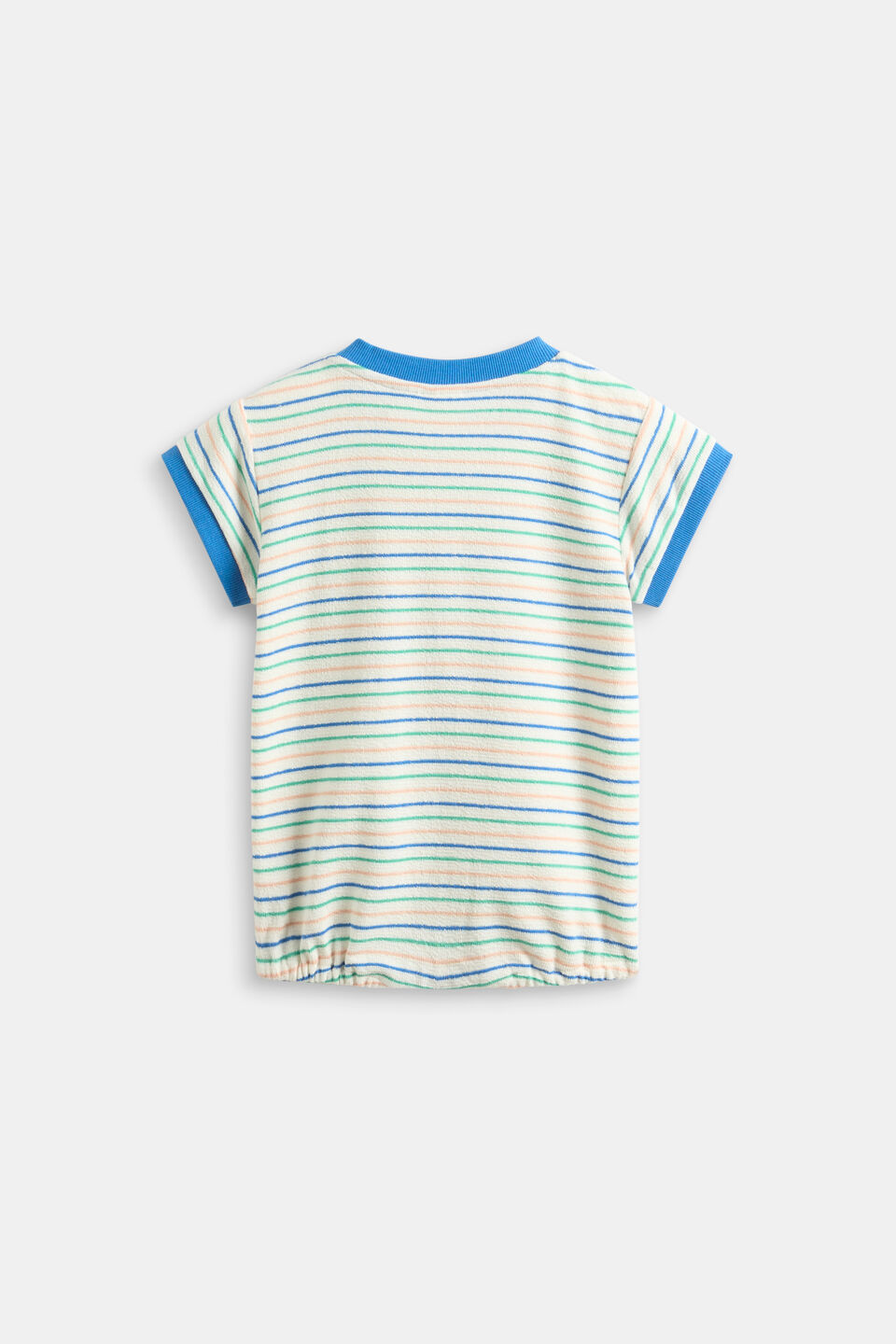 Fruity Tee Romper  Multi Stripe