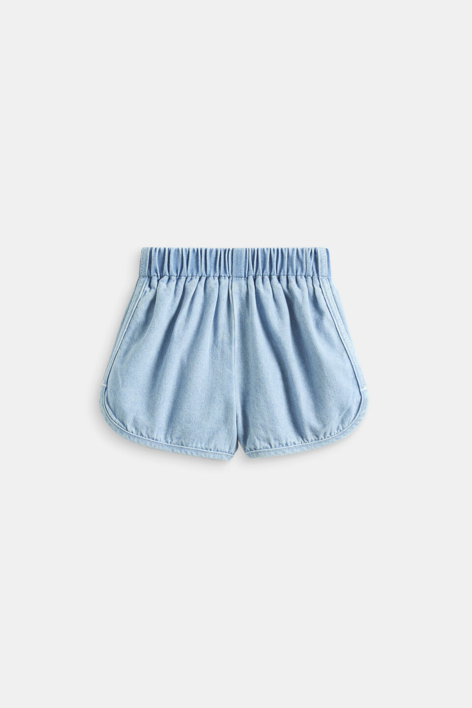 Denim Runner Short  Light Wash