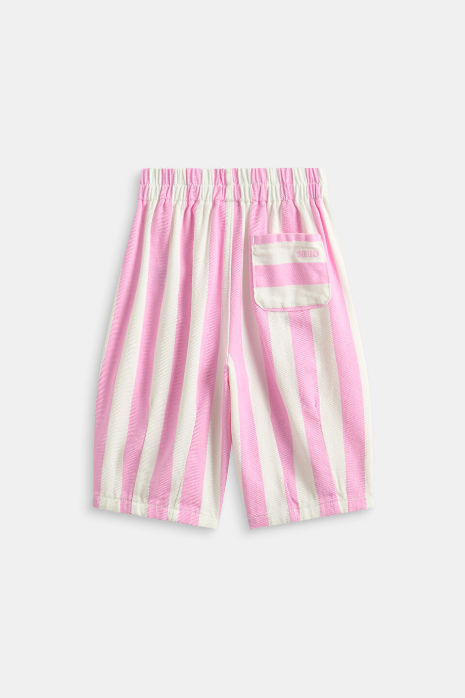 Stripe Balloon Pant  Candy Pink
