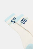 SH Stripe Sock  Blue Multi  hi-res