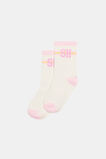 SH Stripe Sock  Pink Multi  hi-res