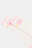 SH Stripe Sock  Pink Multi  hi-res