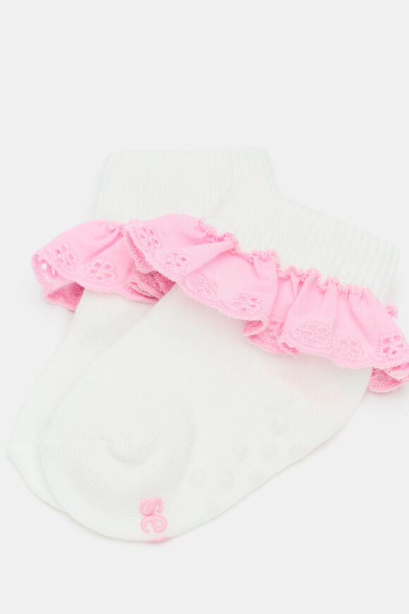 Baby Frill Sock  Candy Pink  hi-res