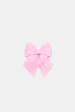 Grosgrain Initial Bow Duck Clip  H  hi-res
