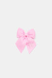 Grosgrain Initial Bow Duck Clip  R  hi-res