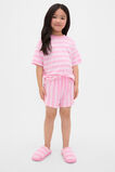 Mule Slipper  Candy Pink Stripe  hi-res