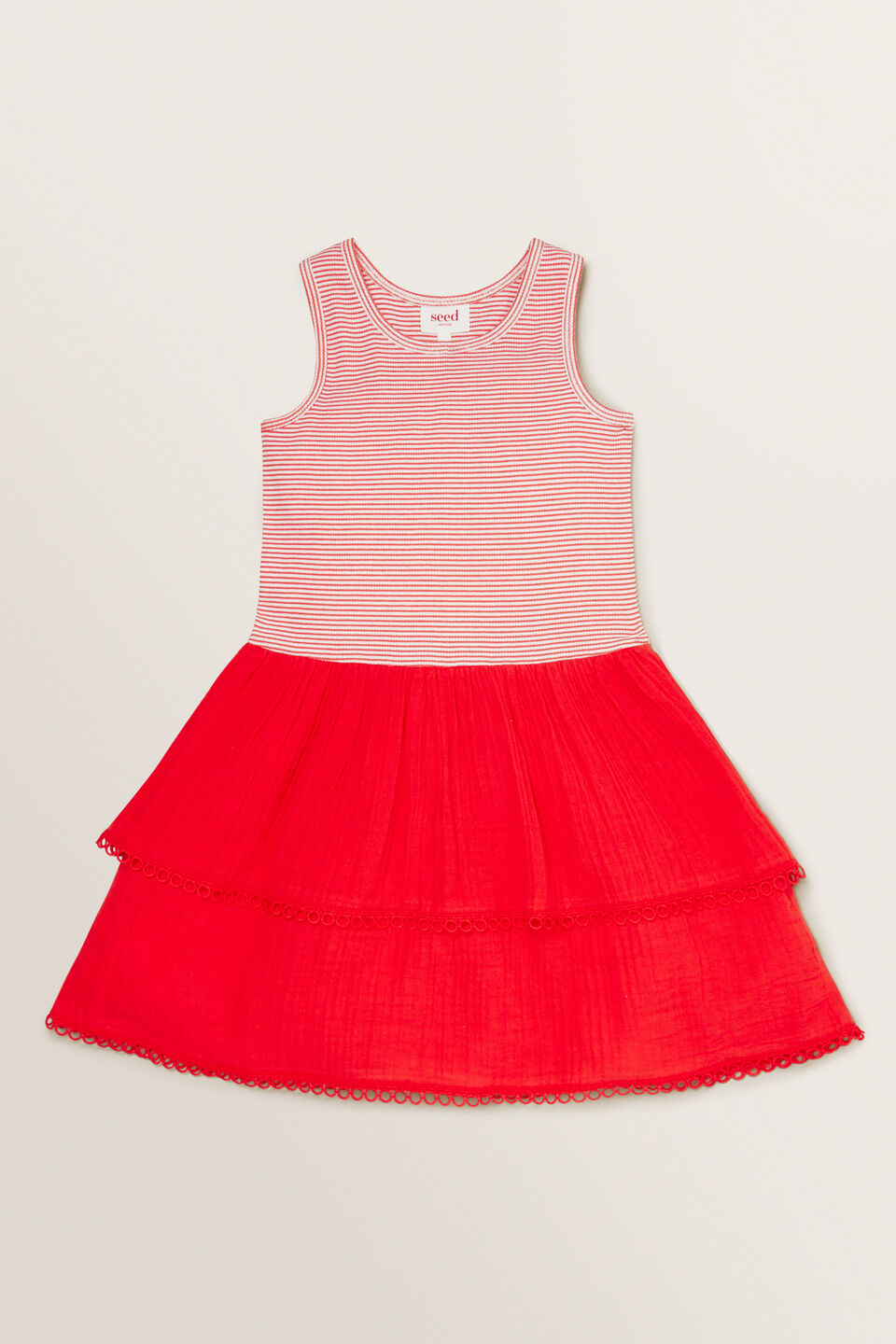 Spliced Rib Dress  