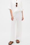 Core Linen Easy Wide Leg Pant  Whisper White  hi-res