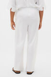 Core Linen Easy Wide Leg Pant  Whisper White  hi-res