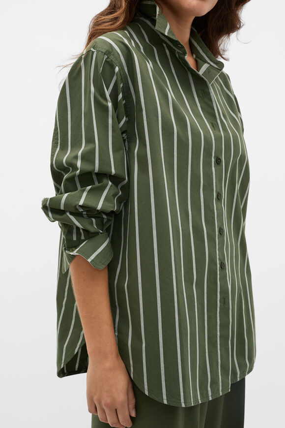 Poplin Classic Shirt  Deep Forest Stripe  hi-res