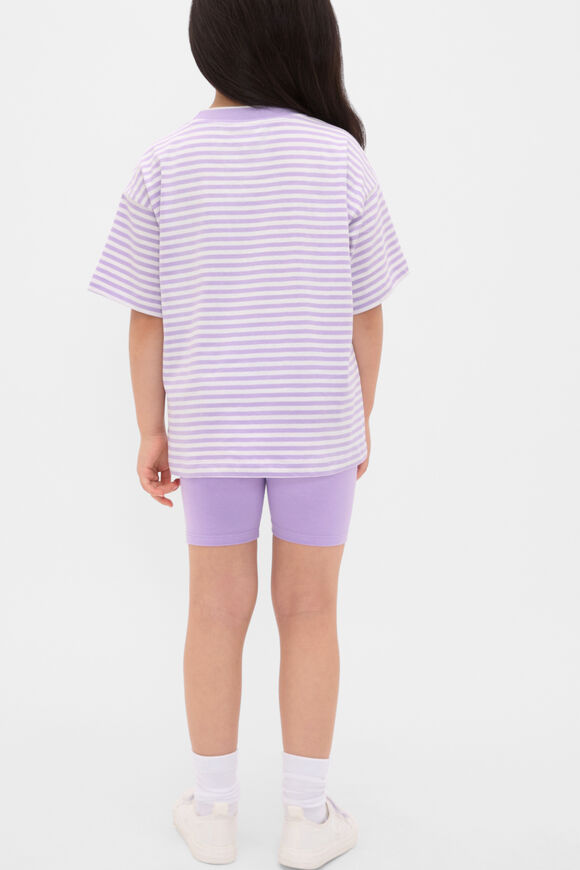 Core Stripe Logo Tee  Lilac  hi-res