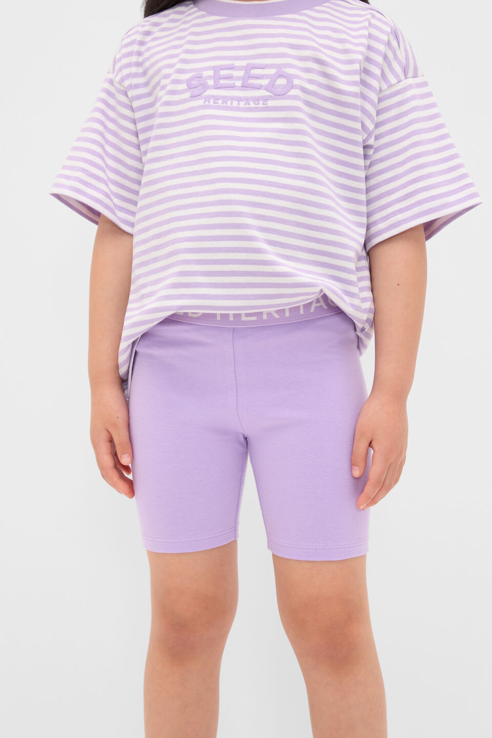 Core Logo Bike Short  Lilac