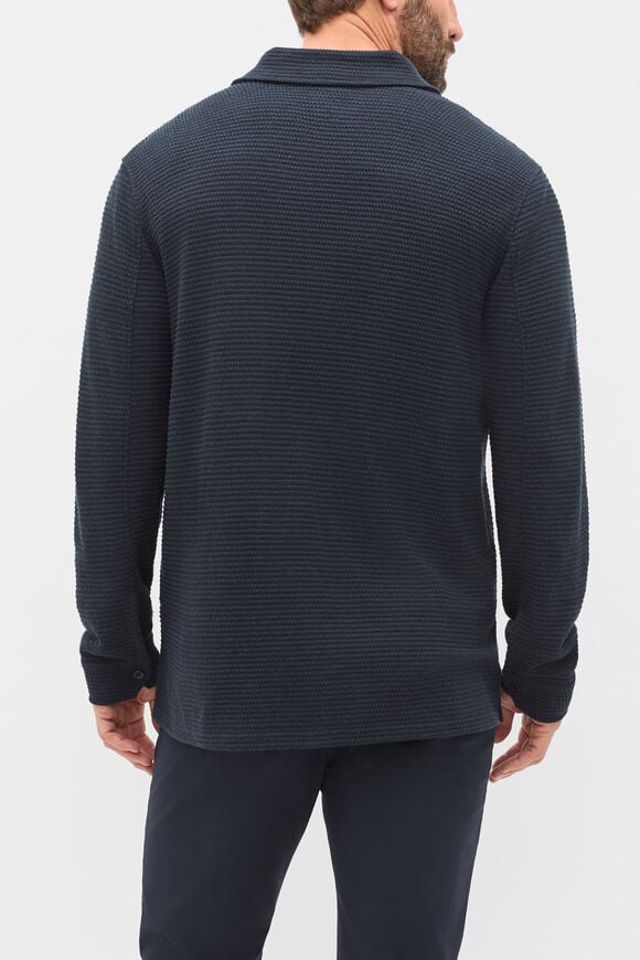 Textured Shirt  Midnight Blue  hi-res