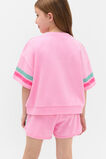 Relaxed Sweat Tee  Candy Pink  hi-res