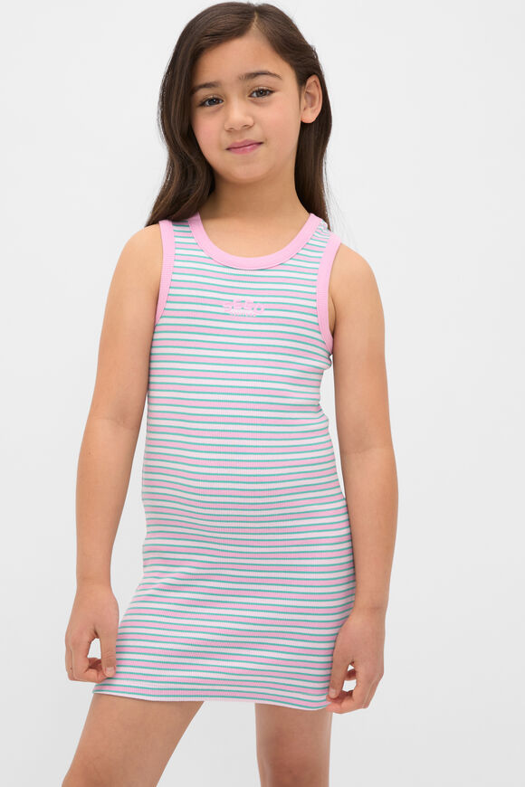 Logo Rib Tank Dress  Multi  hi-res