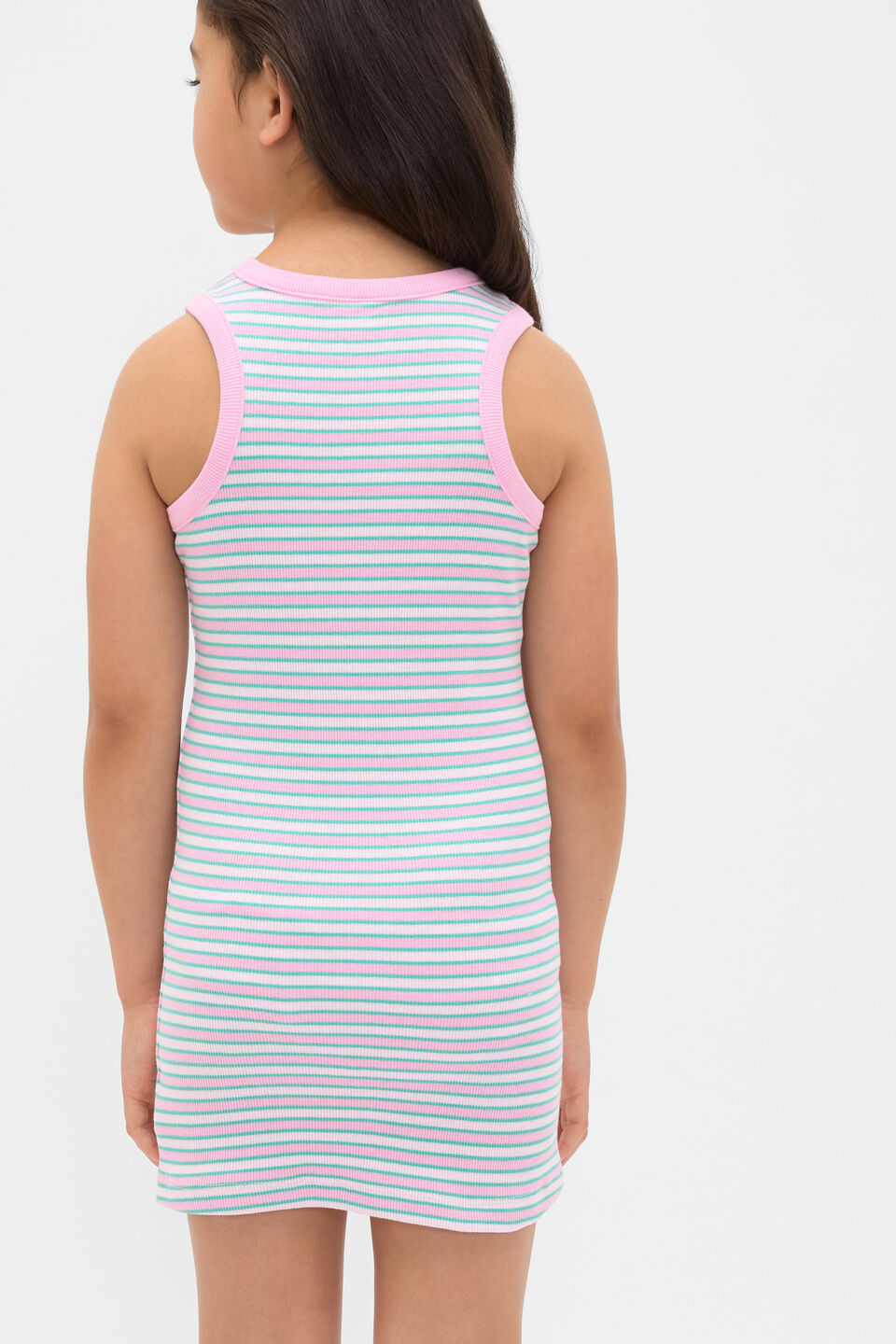 Logo Rib Tank Dress  Multi