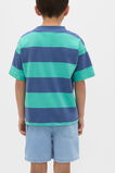Bold Stripe Tee  Washed Navy  hi-res