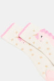 Unicorn Star Sock  Pink Multi  hi-res