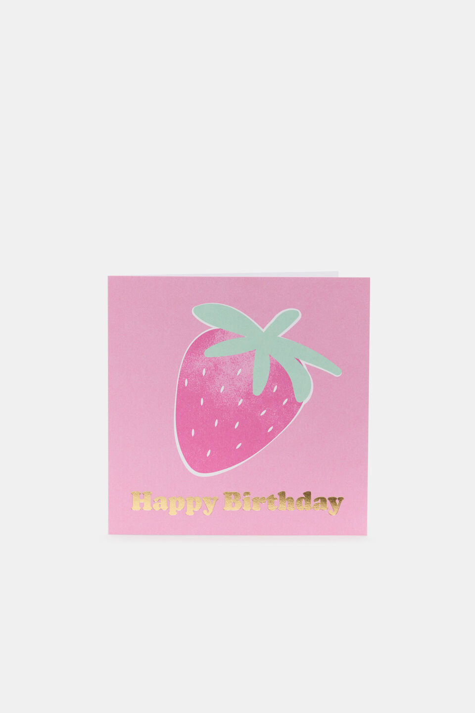 Birthday Girl Strawberry Card  Multi