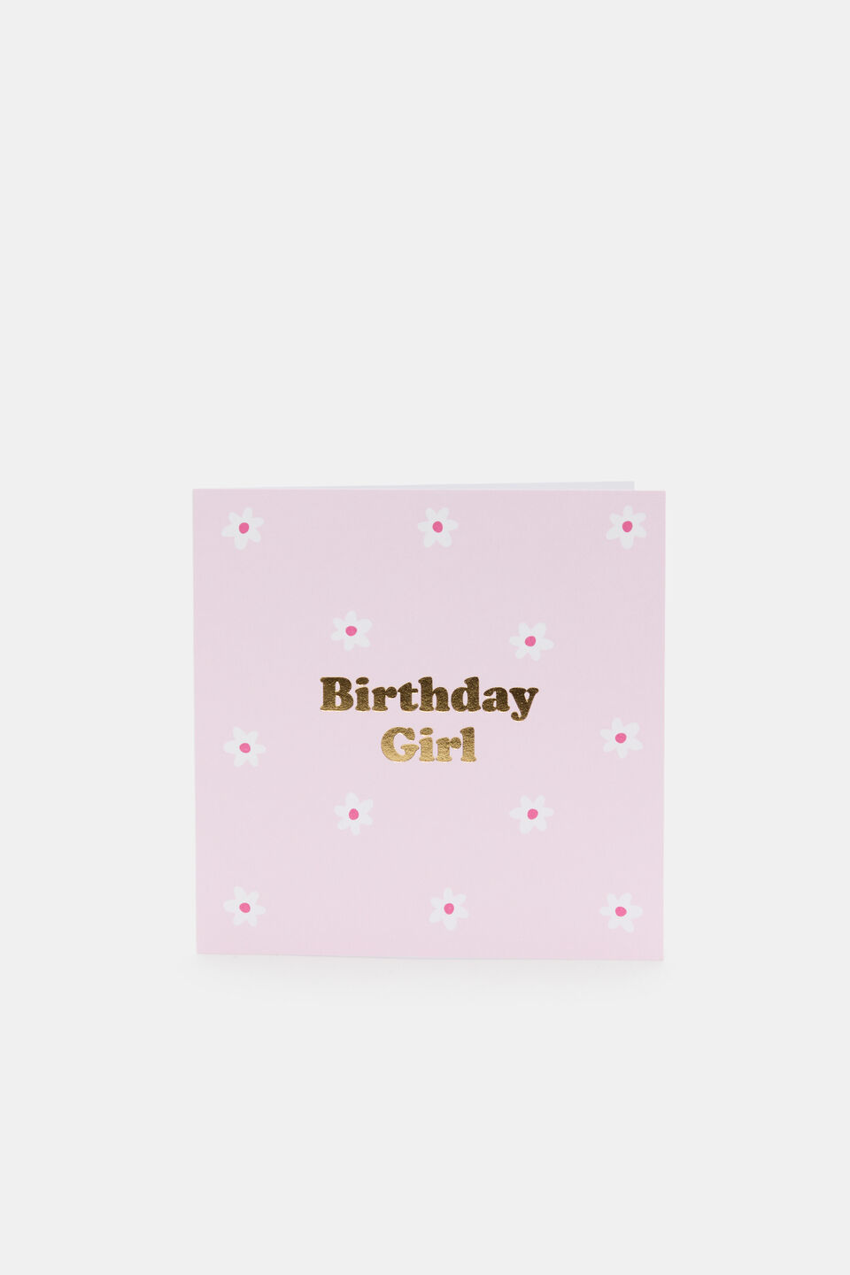 Birthday Girl Flowers Card  Multi