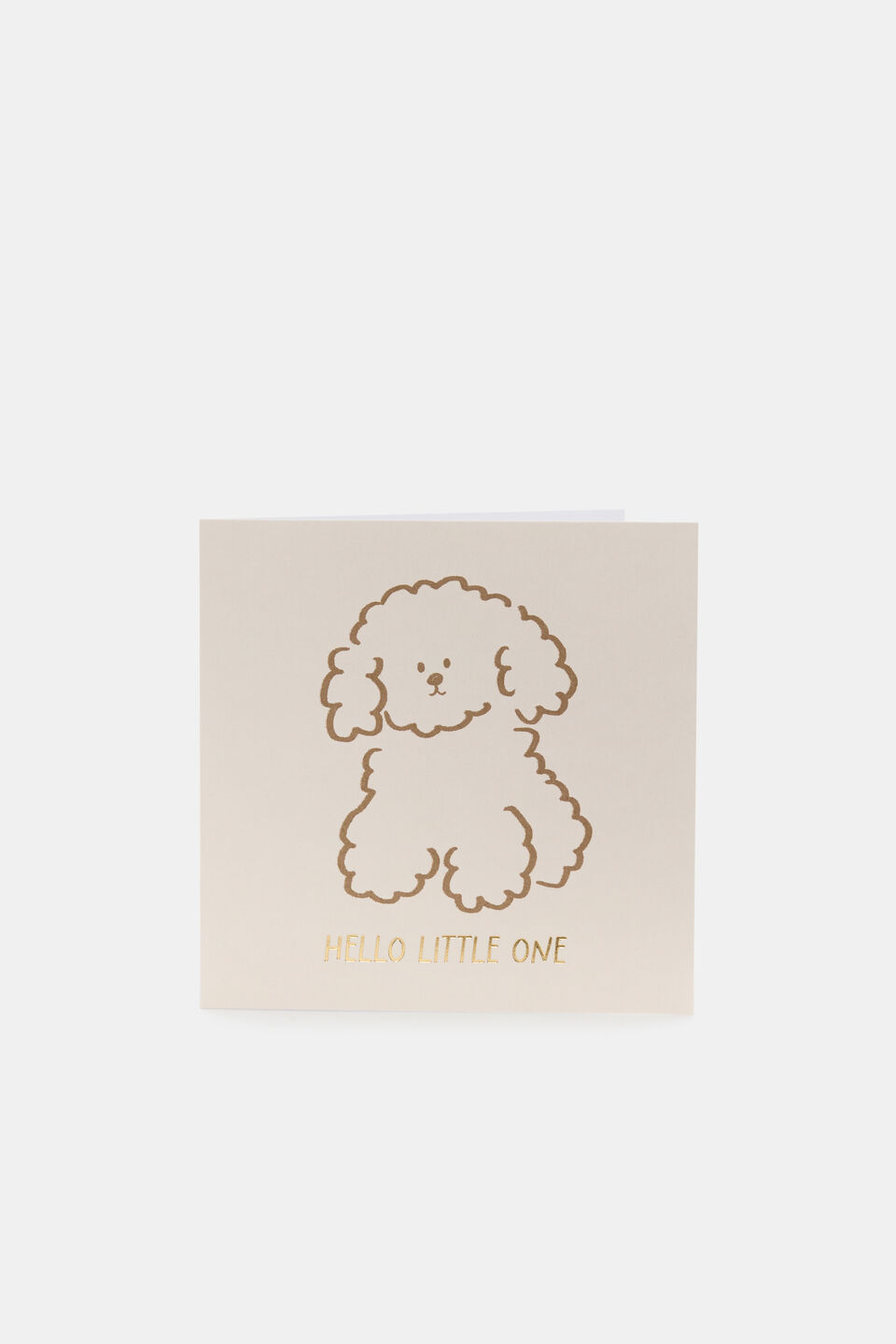Hello Little One Puppy Card  Multi